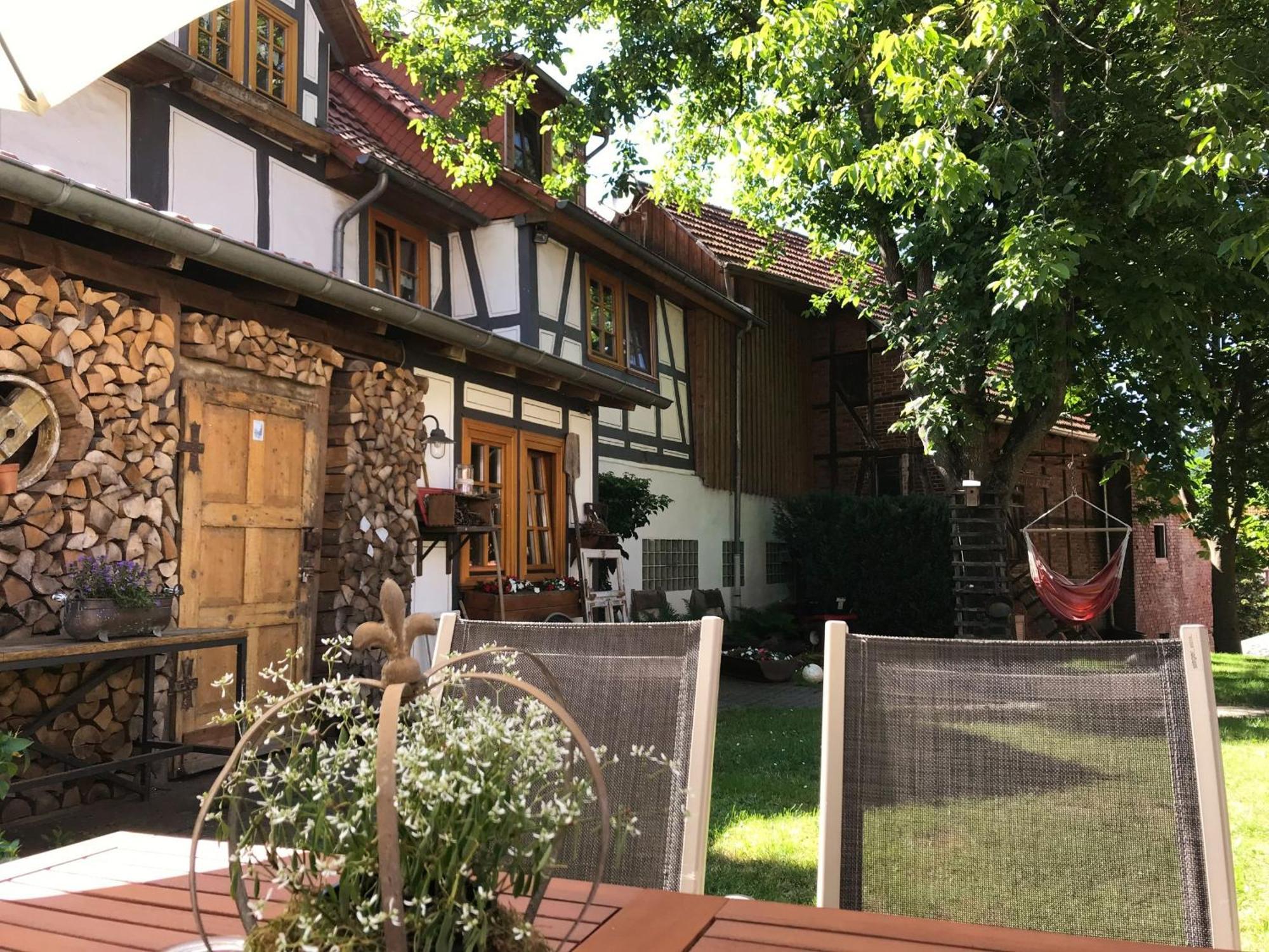 Fachwerktraum Im Hof Apartment Alheim Екстериор снимка